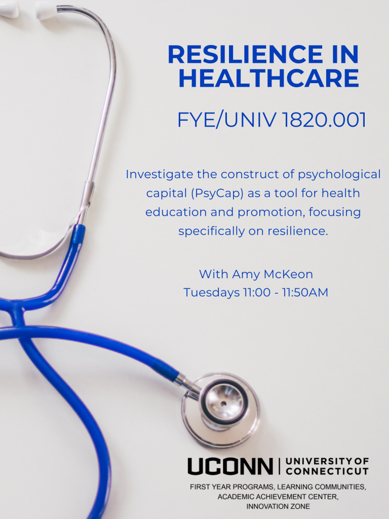UNIV 1820.001 Resilience in Healthcare
