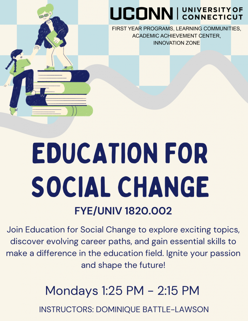 UNIV 1820.002 Education for Social Change