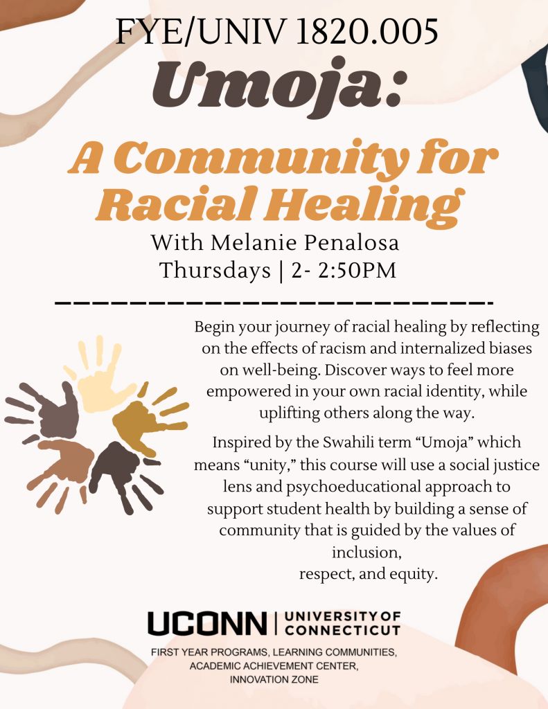 UNIV 1820.005 Umoja: A Community for Racial Healing
