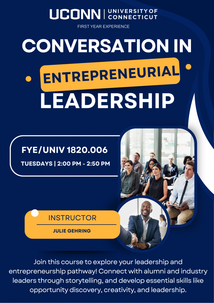 UNIV 1820.006/.007 Conversation in Entrepreneurial Leadership