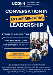 UNIV 1820.006/.007 Conversation in Entrepreneurial Leadership