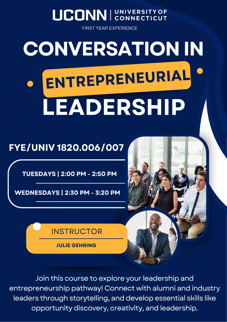 UNIV 1820.006/.007 Conversation in Entrepreneurial Leadership