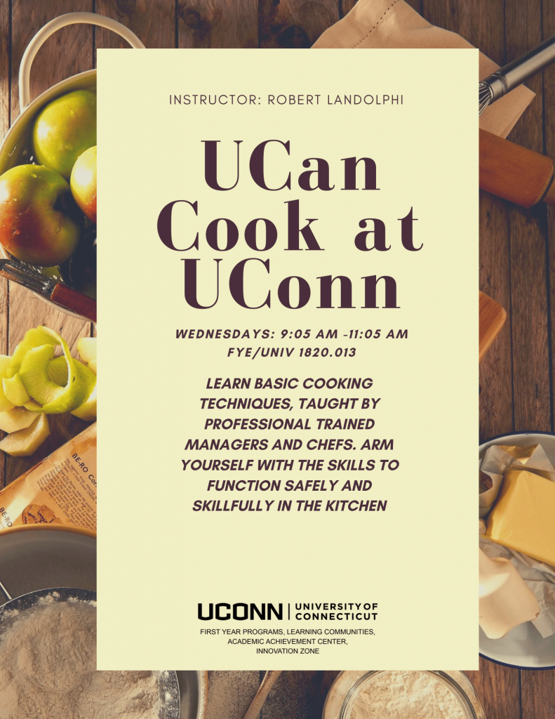UNIV 1820.013 UCan Cook at UConn