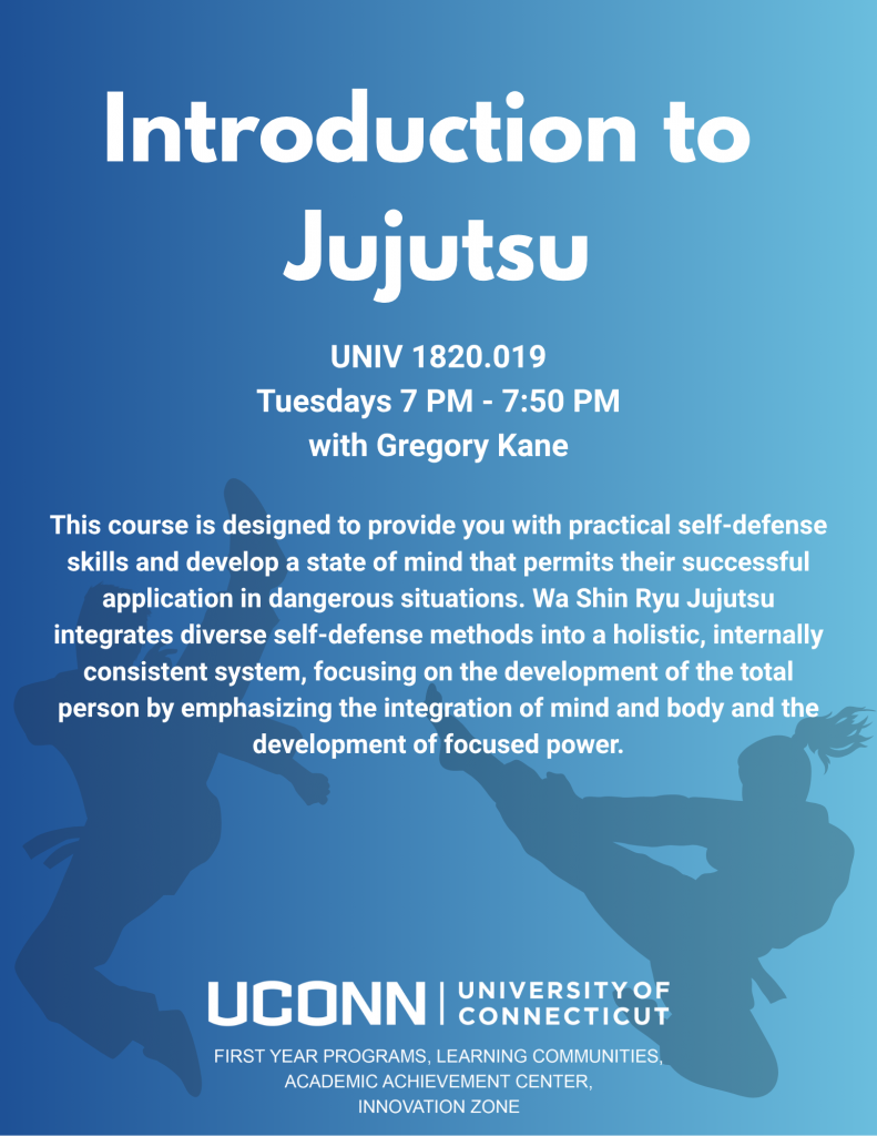 UNIV 1820.019 Introduction to Jujutsu