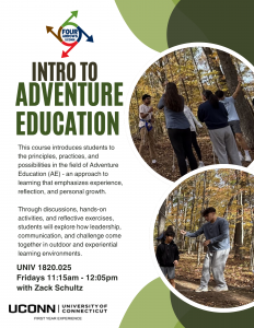 UNIV 1820.025 Introduction to Adventure Education