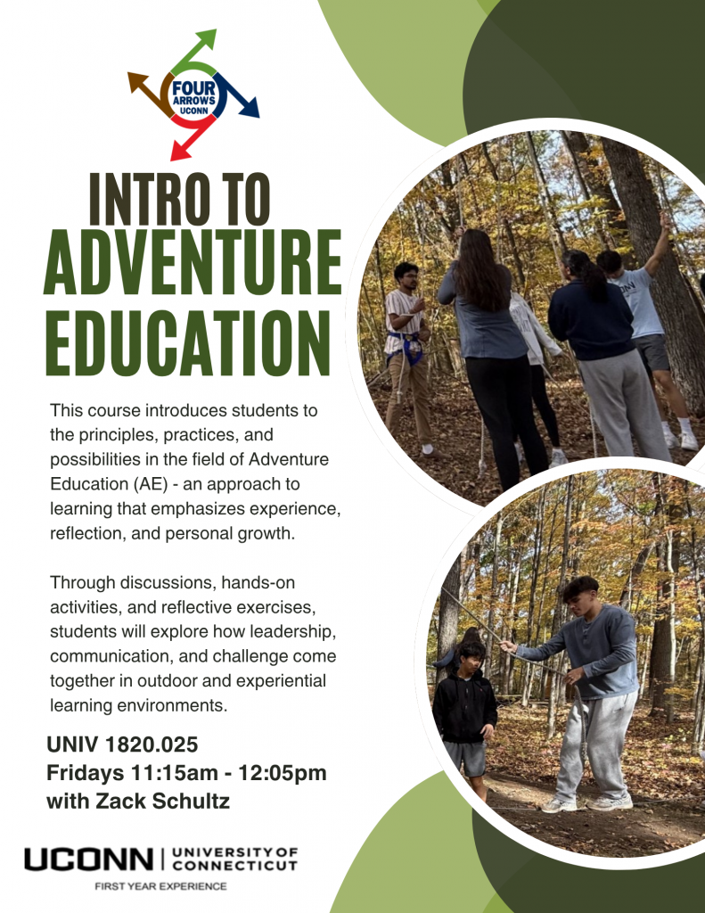 UNIV 1820.025 Introduction to Adventure Education
